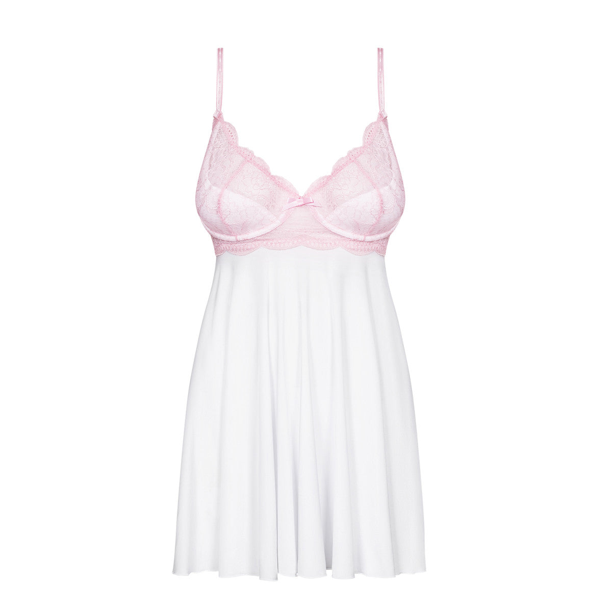 Girlly kanten babydoll – wit