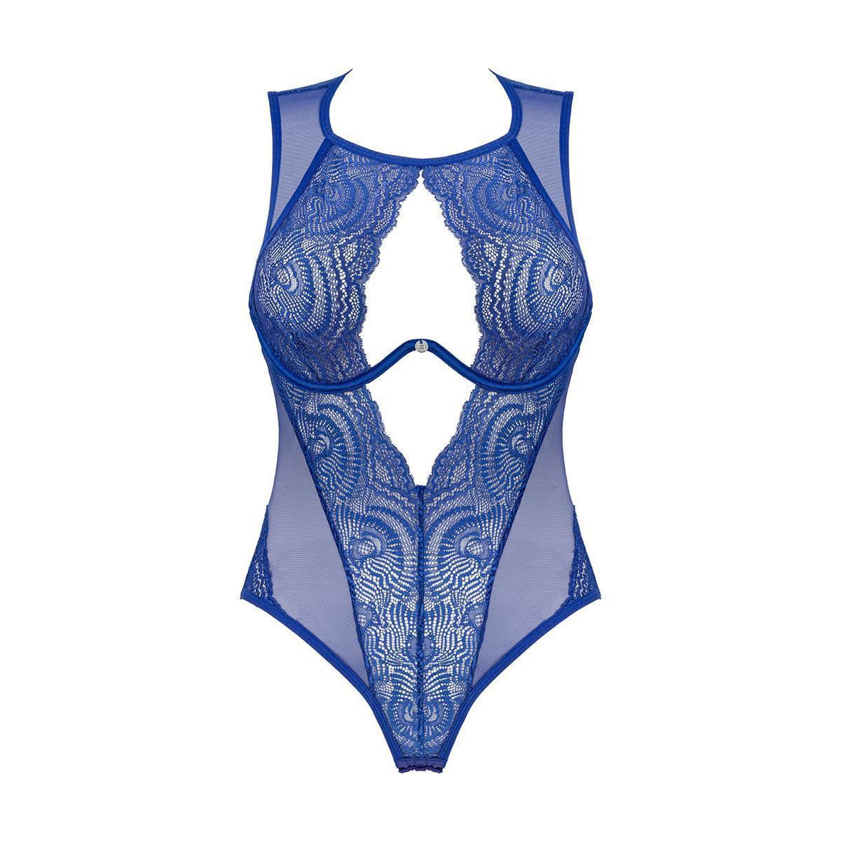 Giselia body – blauw – detail 2