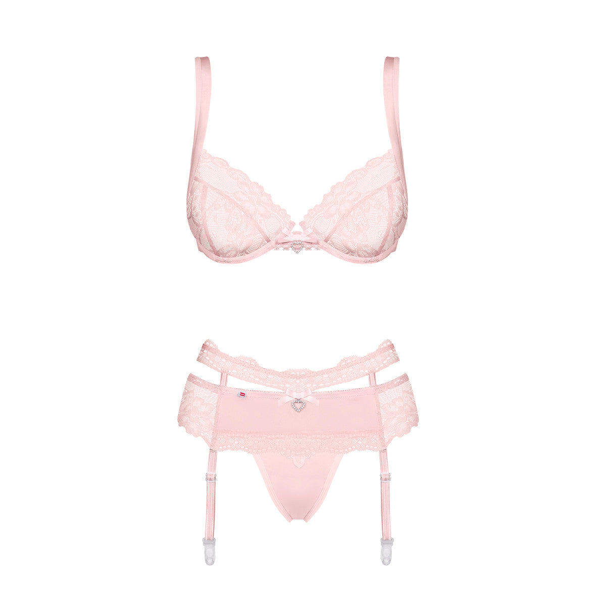 OB Heartina 3pcs set pink â€“ detail 3