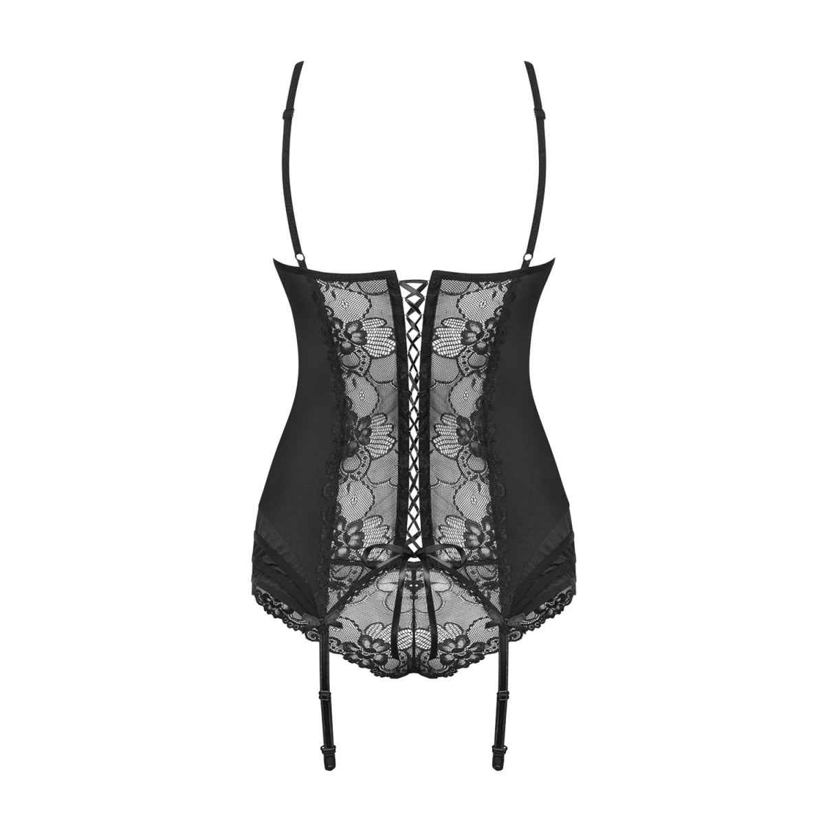 OB Heartina corset & thong black