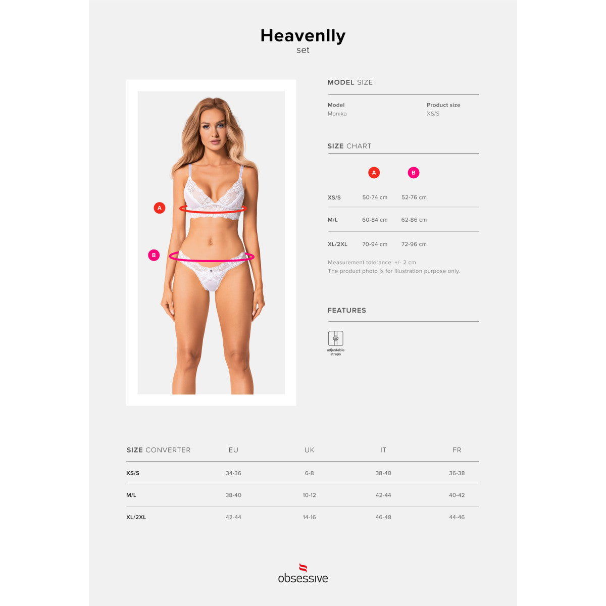OB Heavenlly 2pcs set white