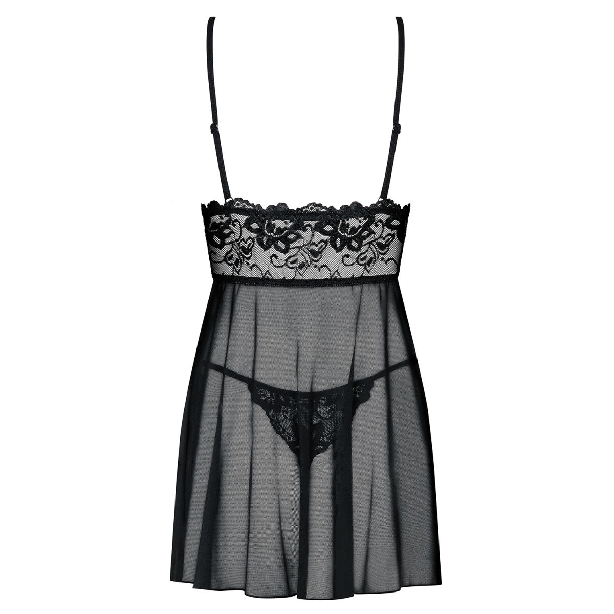 Idillia kanten babydoll – zwart van Dare2Live – zwart
