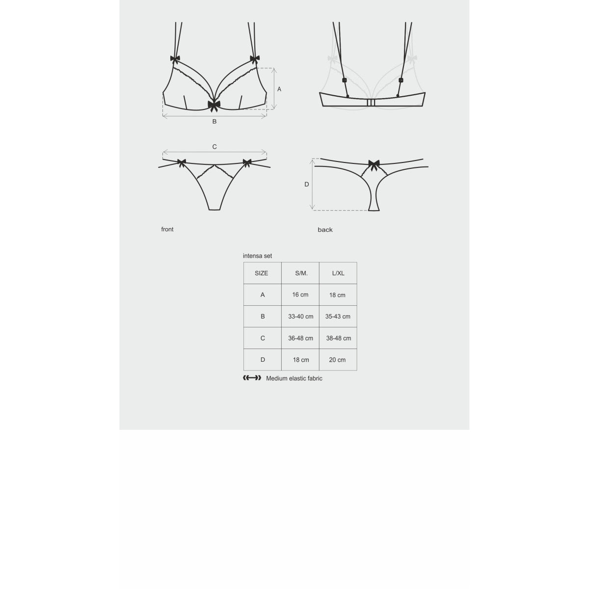 OB Intensa 2pcs set black