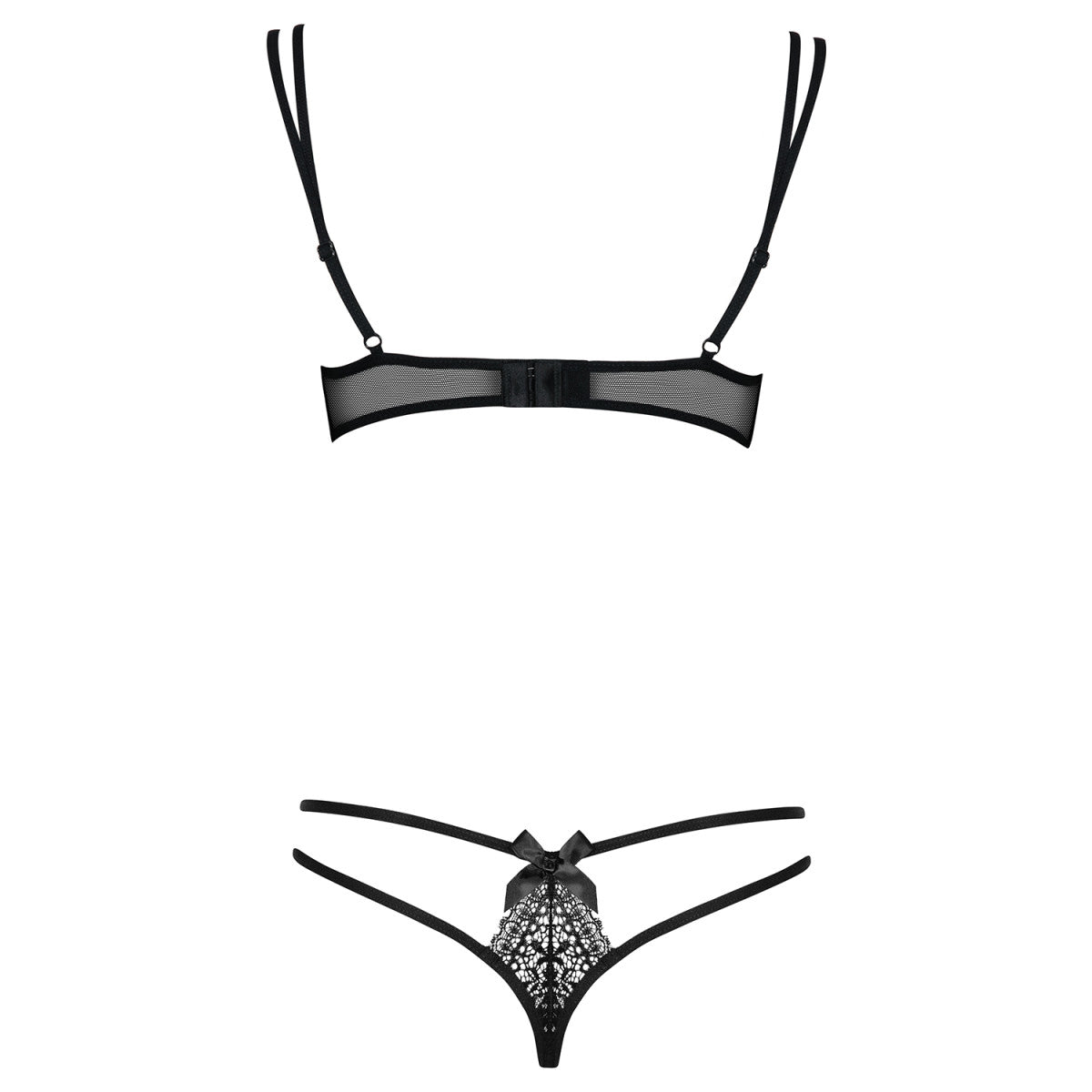 Intensa kanten bh-set – zwart