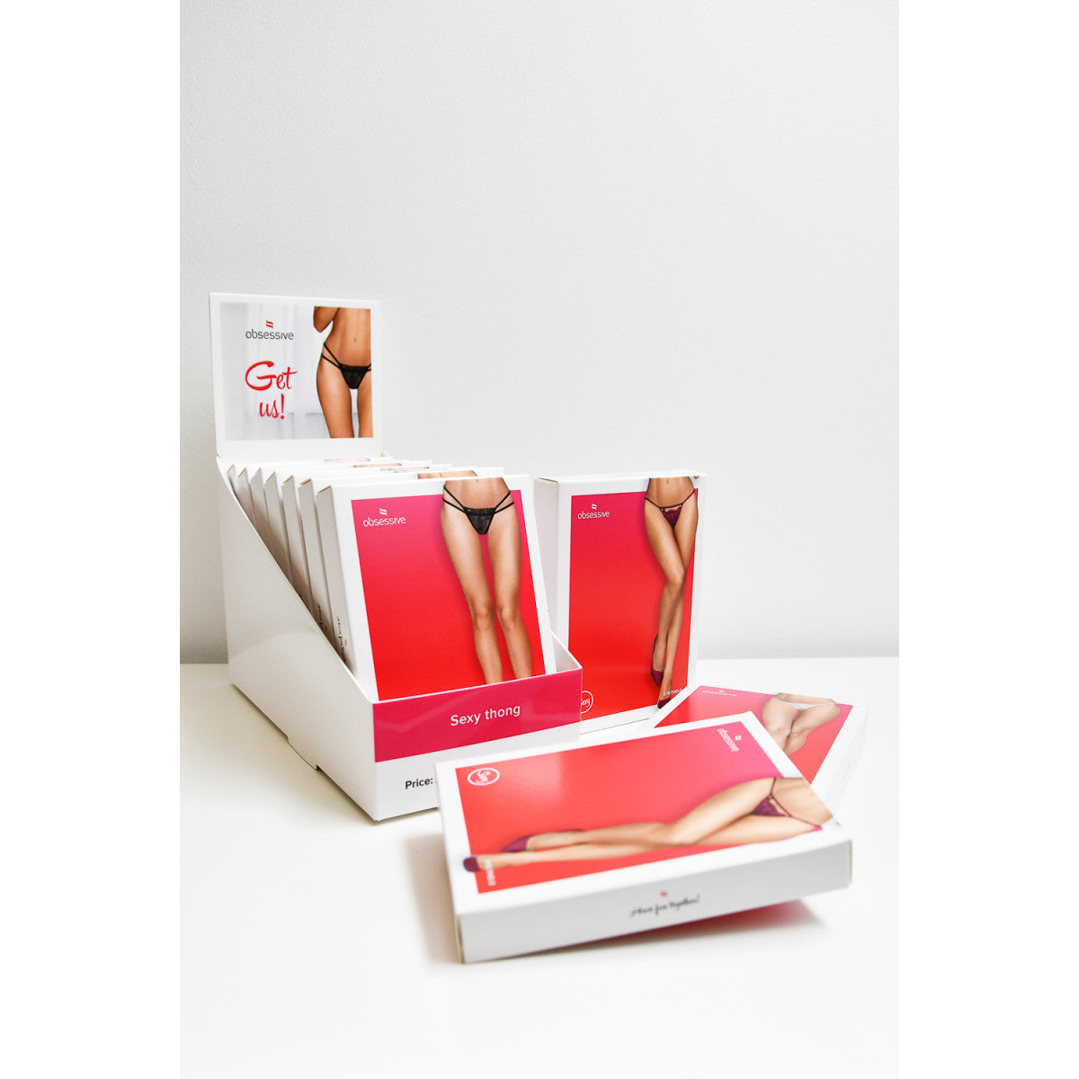 Ob *limited* pos 10 thongs + display for free multicolor - Obsessive