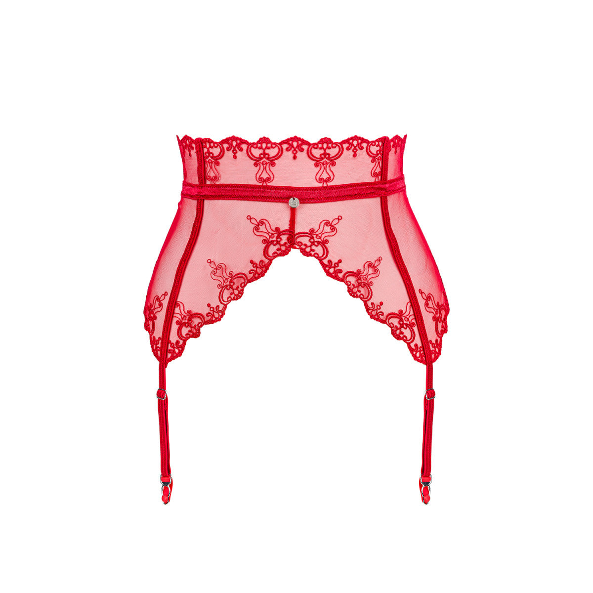 Lonesia jarretelgordel – rood – detail 2