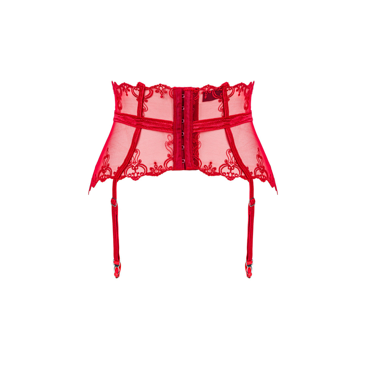 Lonesia jarretelgordel – rood – detail 3