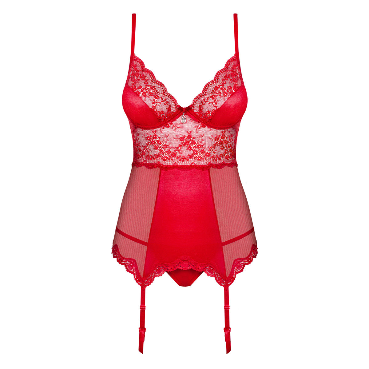 OB Lovica corset & thong red