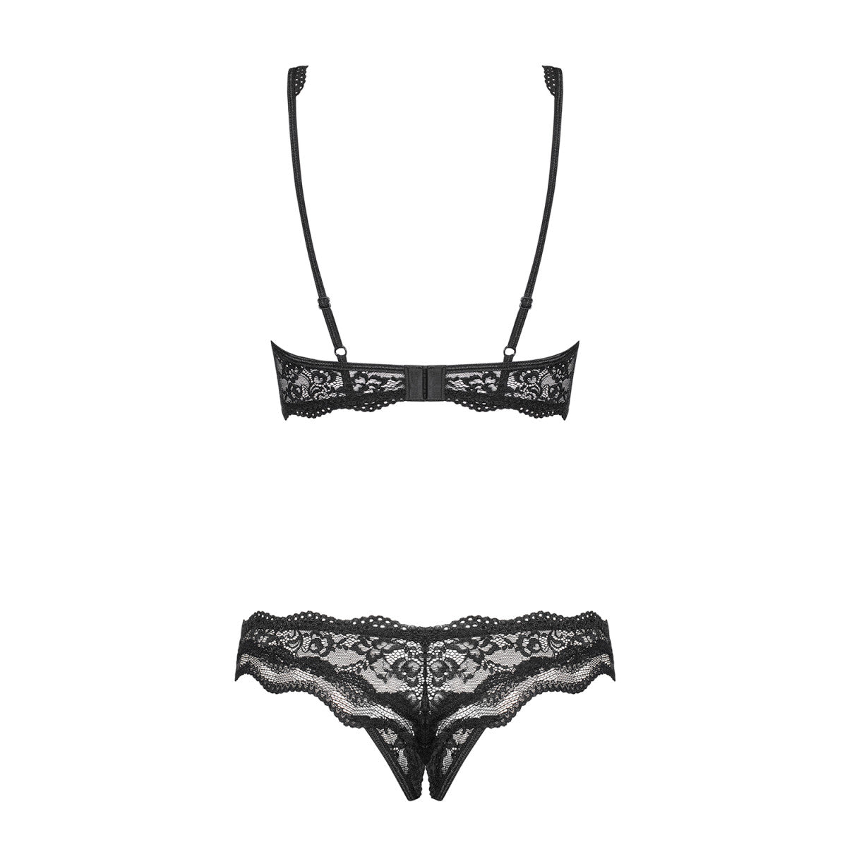 Luvae kanten lingerieset – zwart