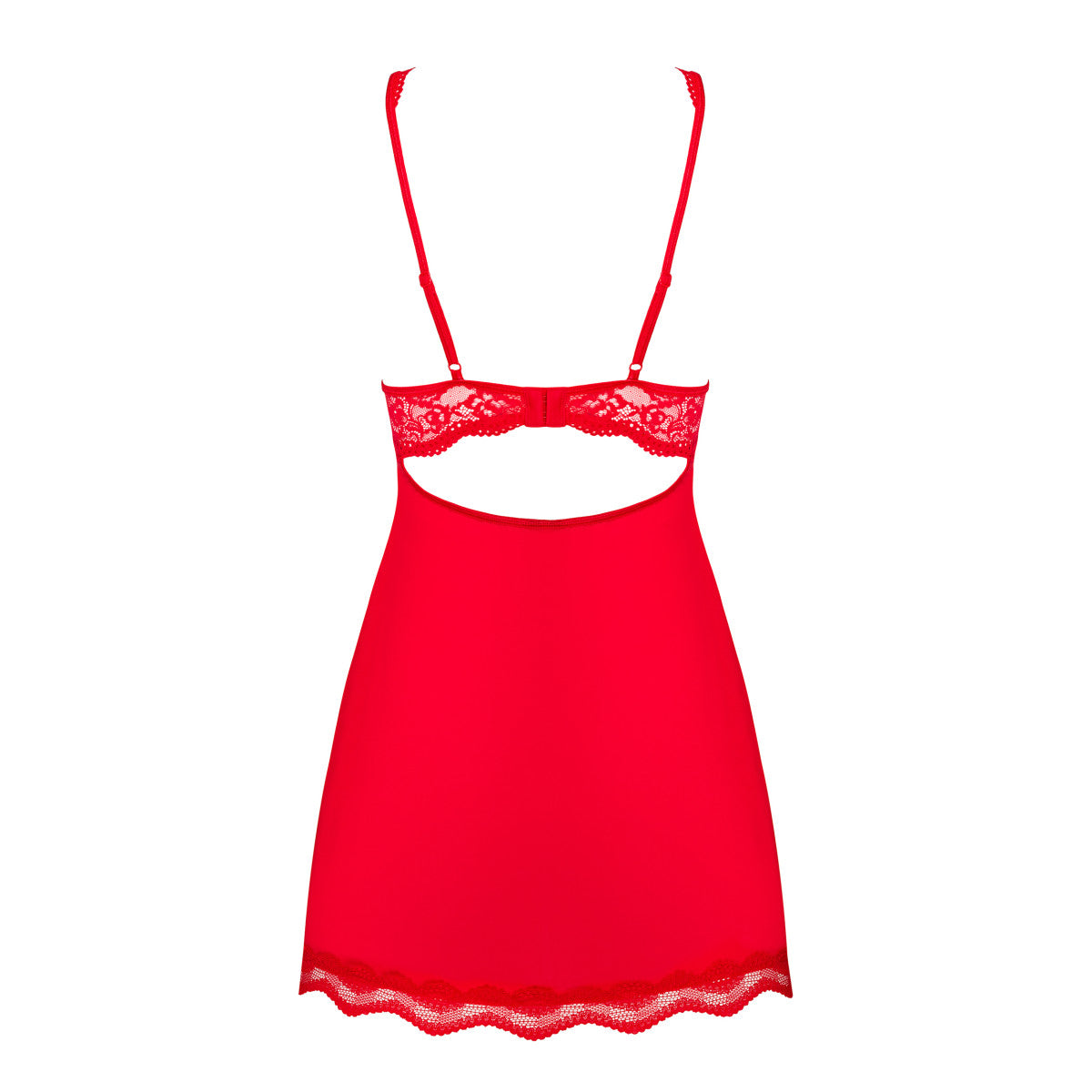 Ob luvae babydoll & thong red - Obsessive