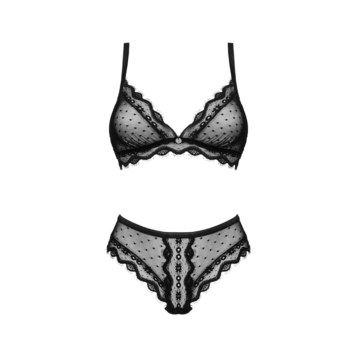 Marrbel bh-set – zwart – detail 4