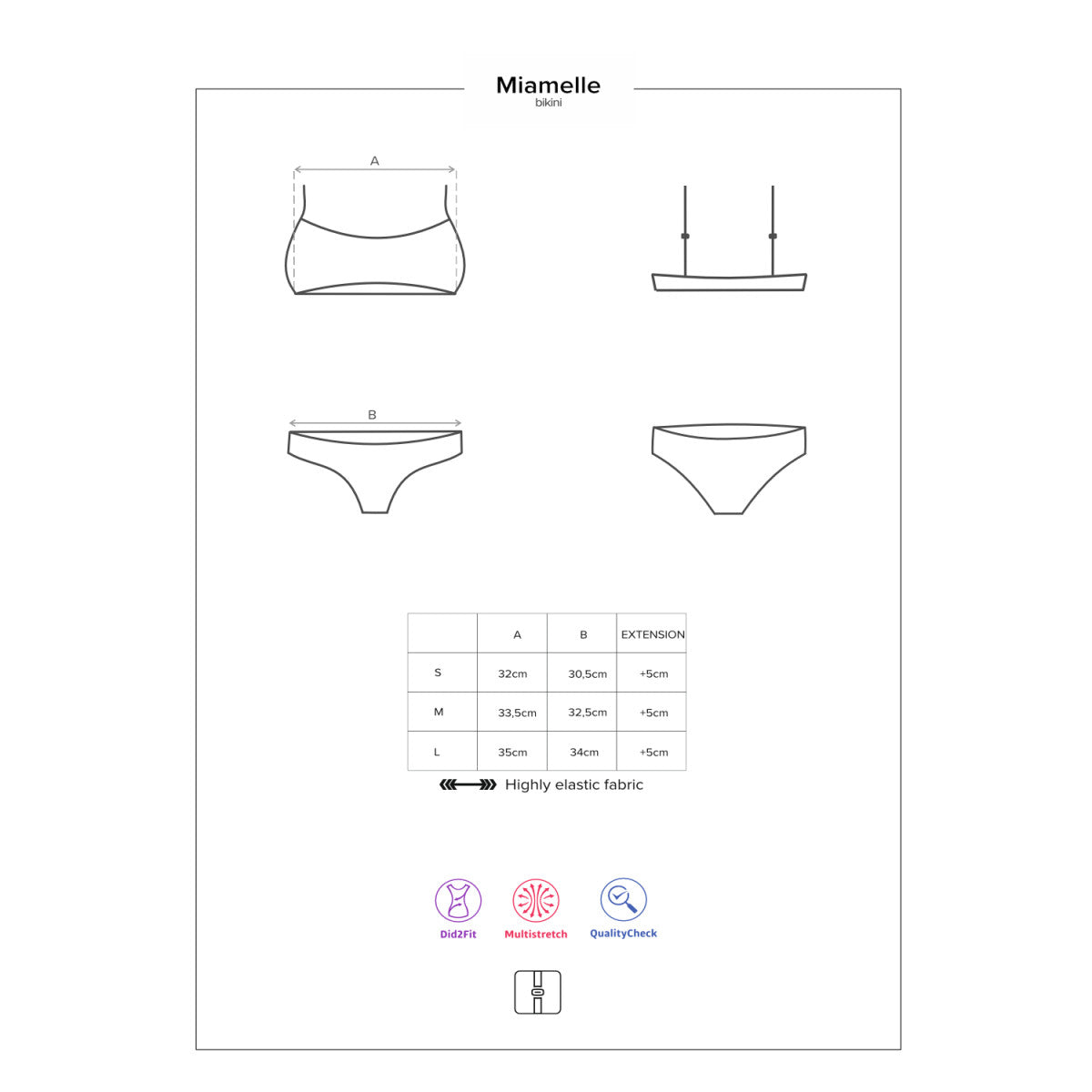 OB Miamelle bikini – zwart