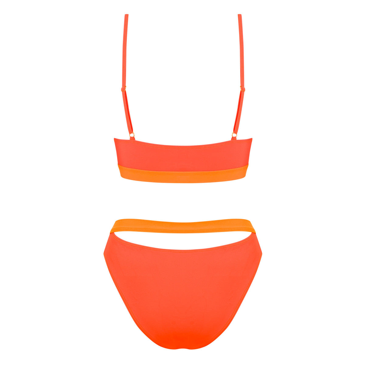 Miamelle badmode – oranje – detail 2