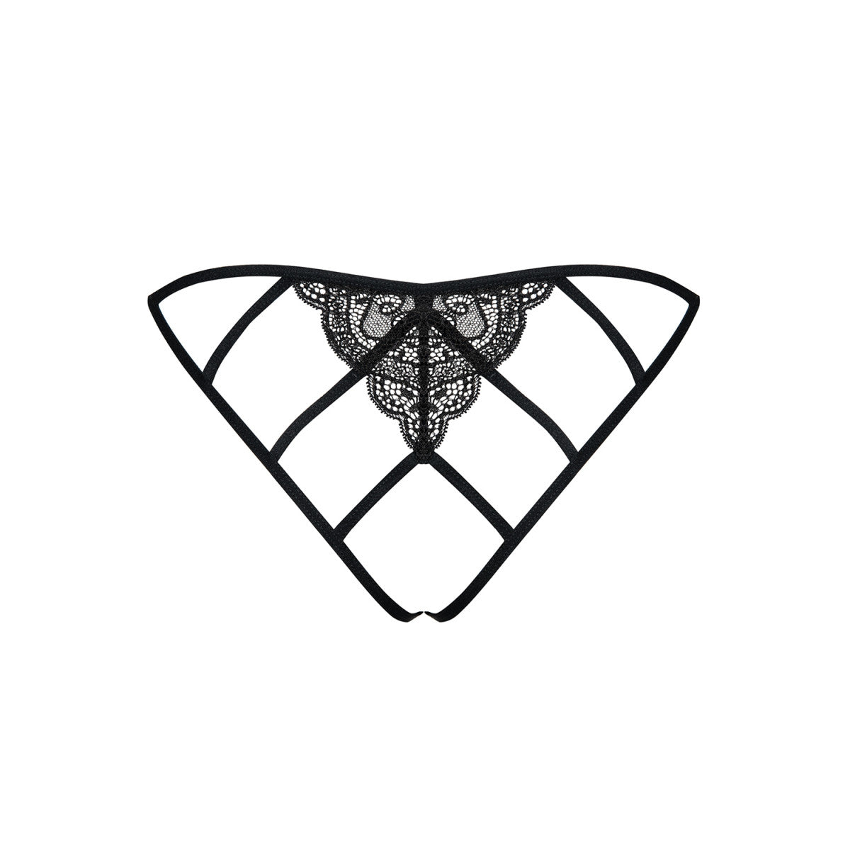 Miamor ouvert-panty – zwart