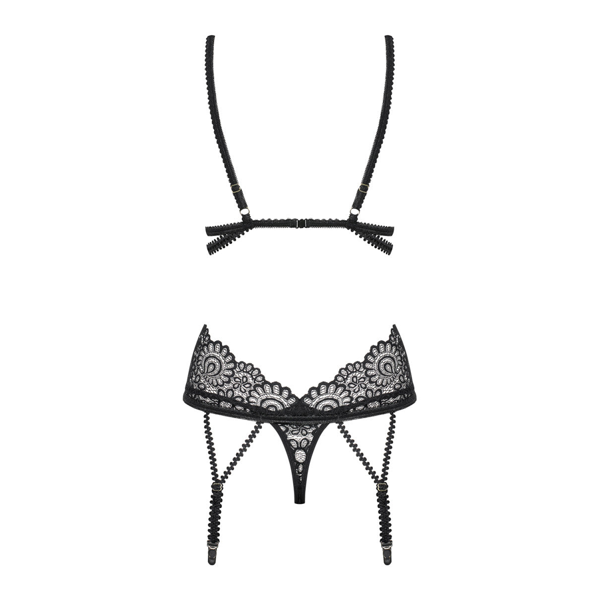 OB Mixty corset & thong black
