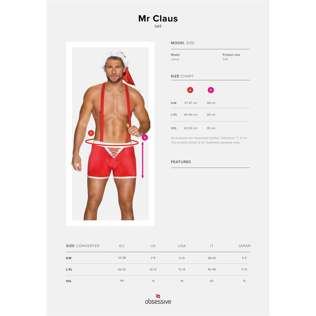 Ob mr claus costume red - Obsessive