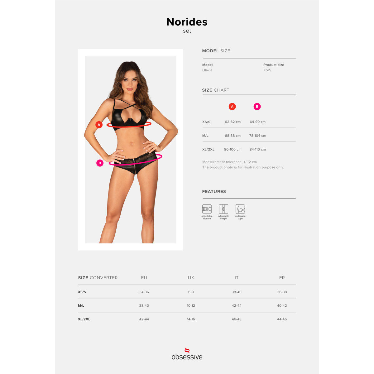 OB Norides 2pcs set black