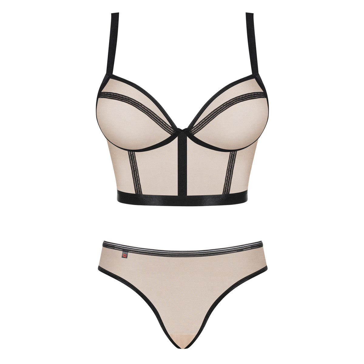 OB Nudelia top & panties nude