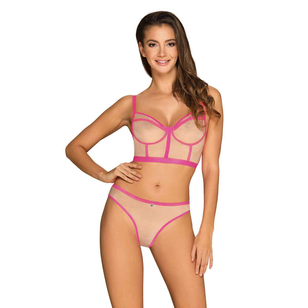 OB Nudelia top & panties pink