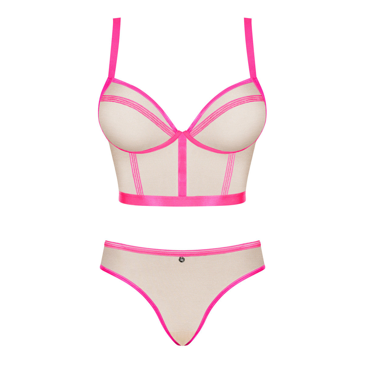 OB Nudelia top & panties pink