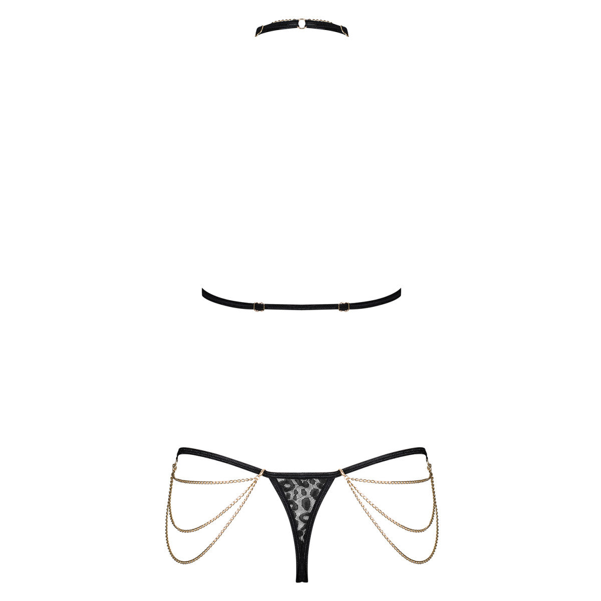 Pantheria lingerieset 2-delig – zwart van Dare2Live – zwart