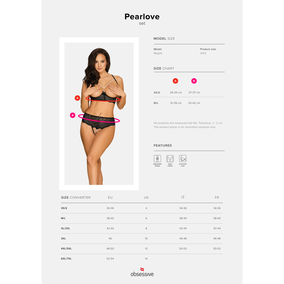 OB Pearlove 2pcs set black