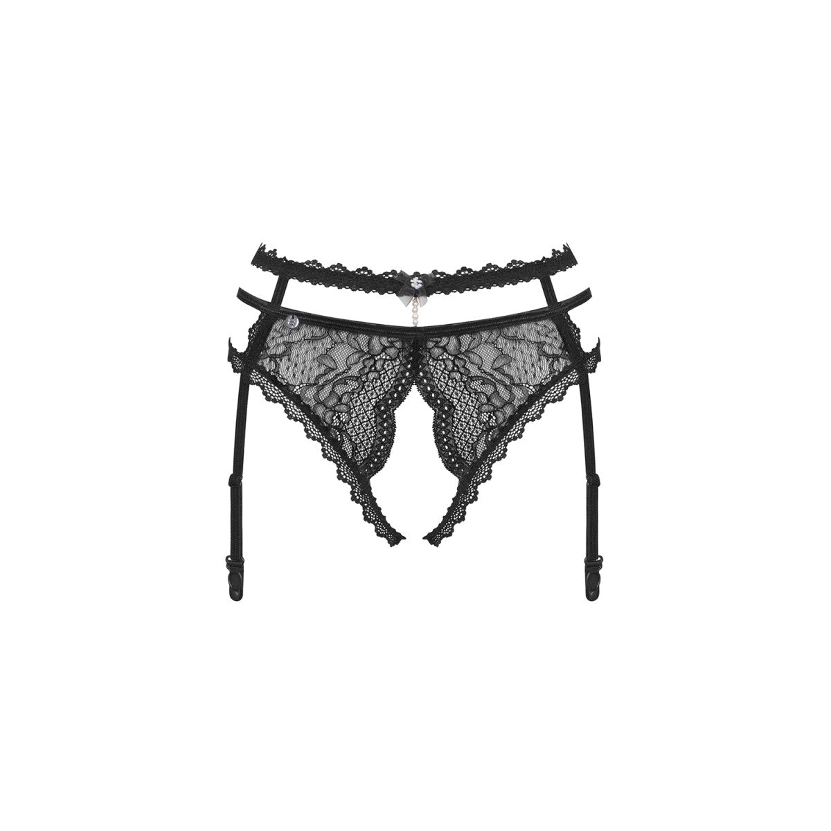 OB Pearlove garter belt black