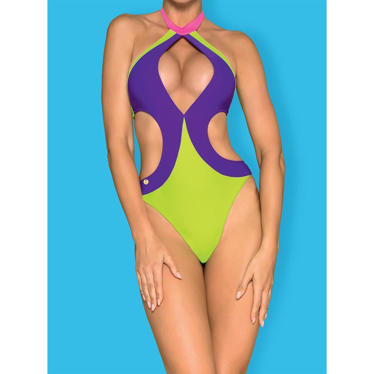 OB Playa Norte swimsuit green-purple