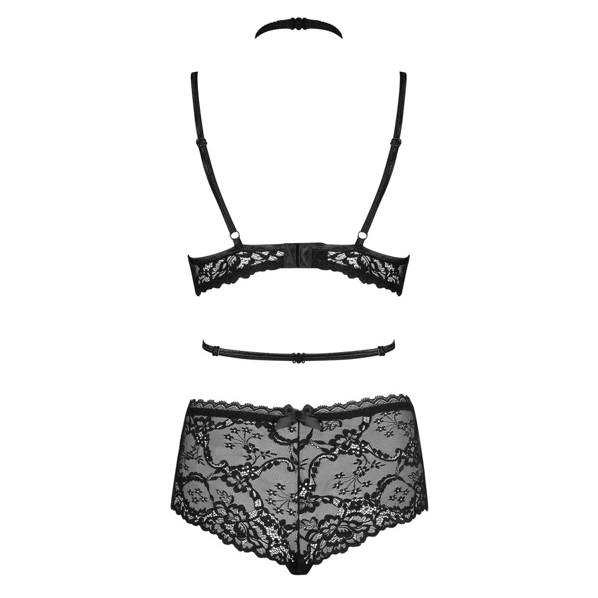 Raquelia kanten bh-set – zwart