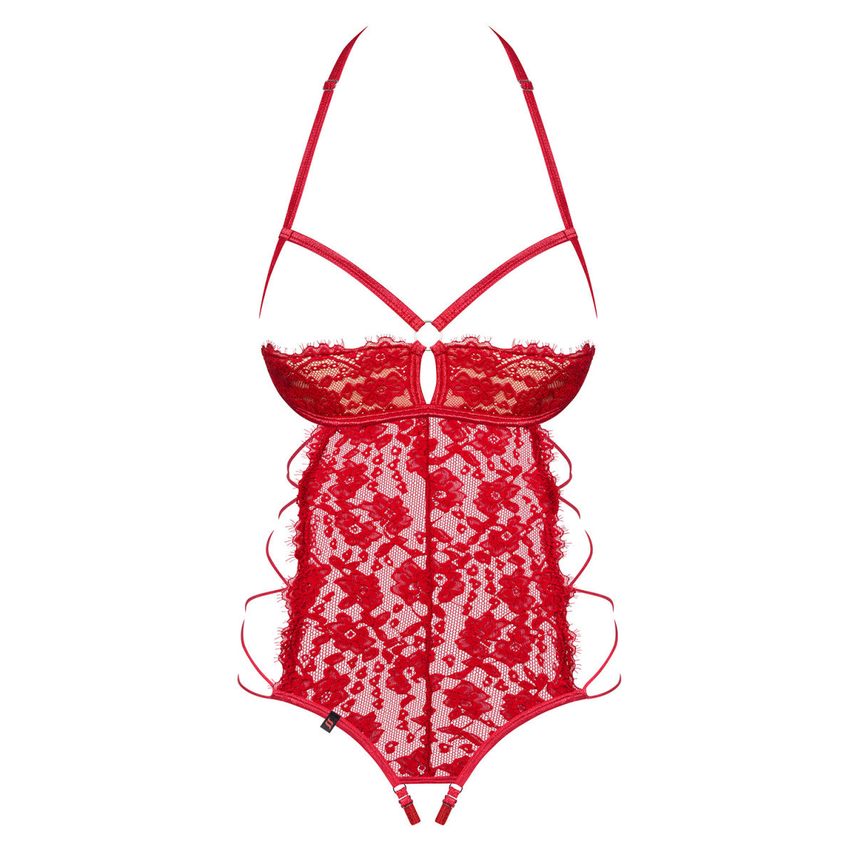 OB Rediosa crotchless teddy red