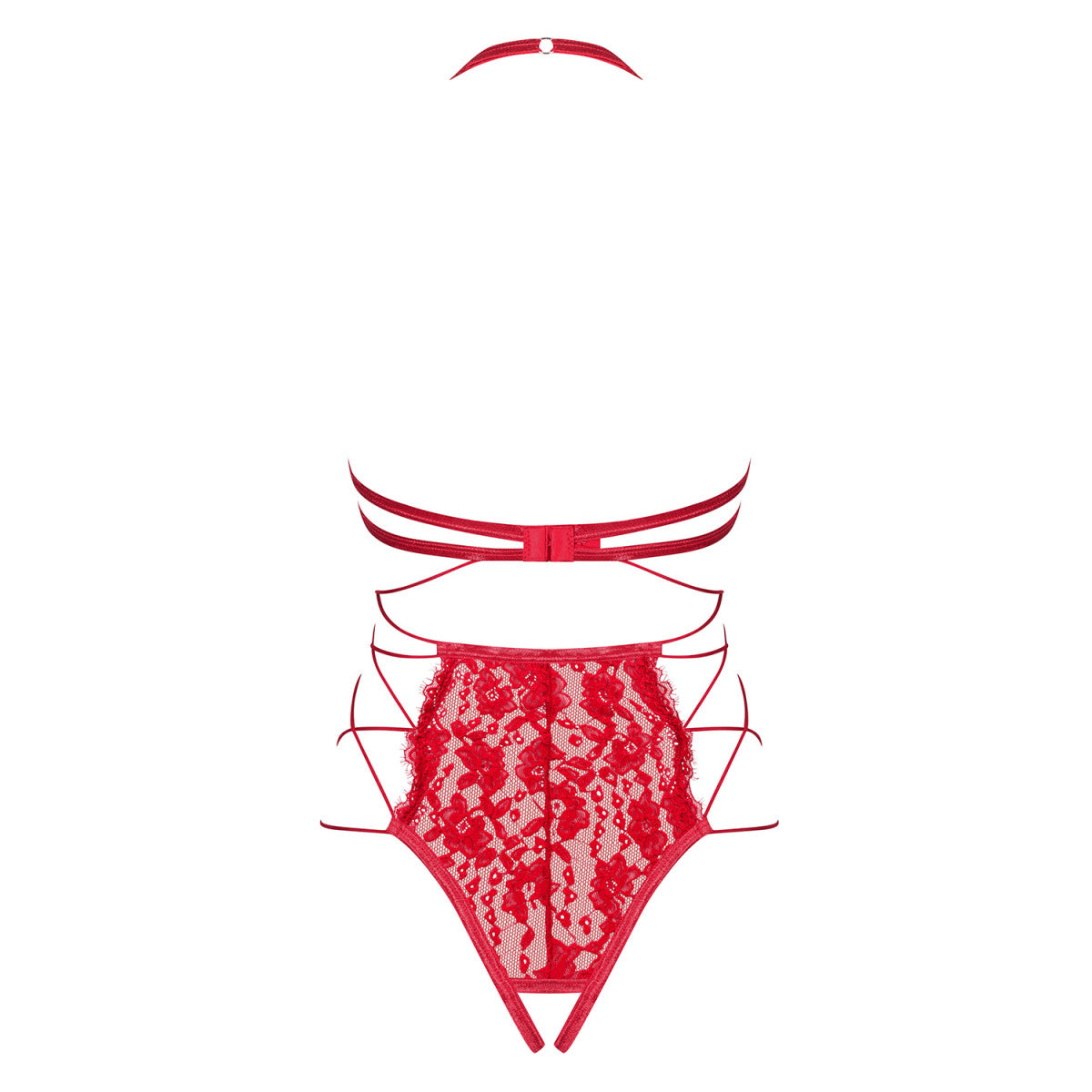 OB Rediosa crotchless teddy red