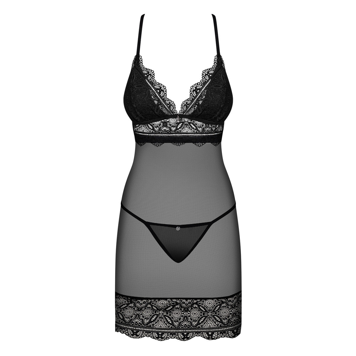 Renelia babydoll – zwart