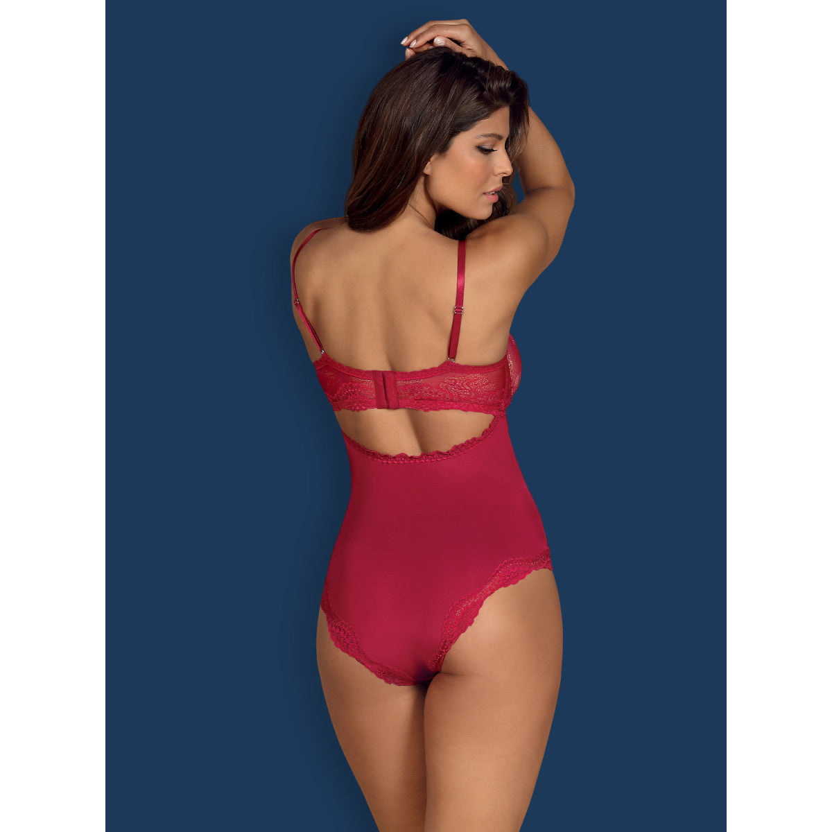 Rosalyne body – rood – detail 3