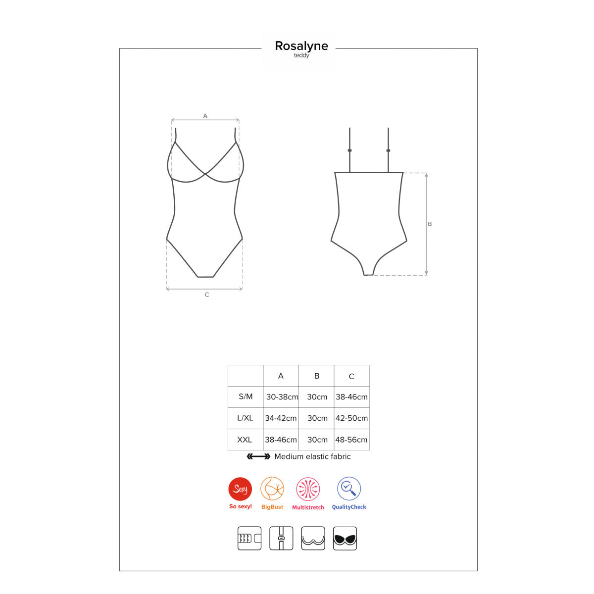 Rosalyne body – rood