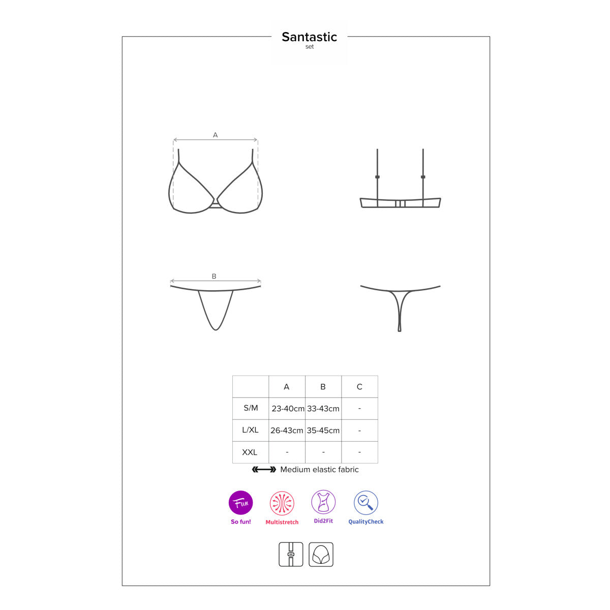 Ob santastic 3 pcs set