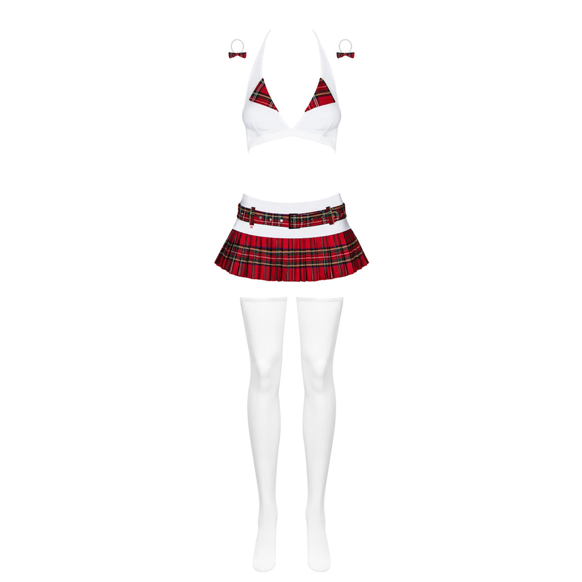 OB Schooly 5pcs costume white-red