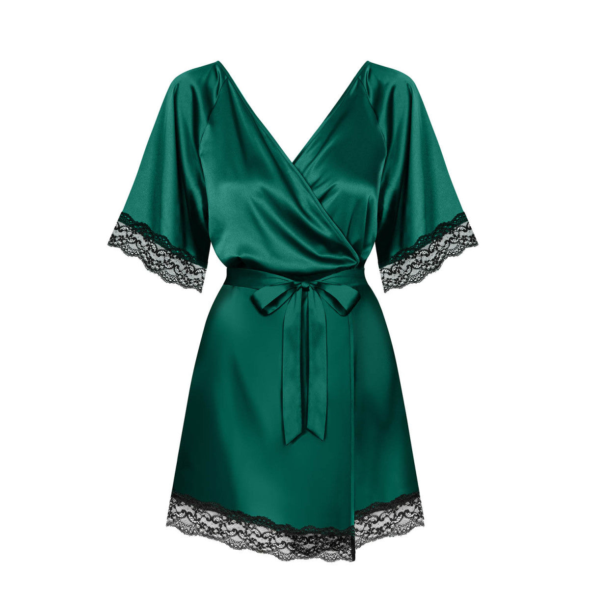 Sensuelia kanten kimono – groen – detail 4