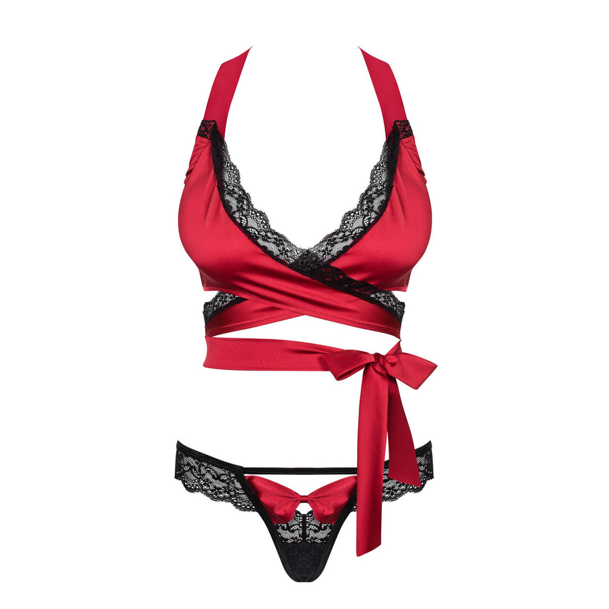 Sensuelia top & thong red