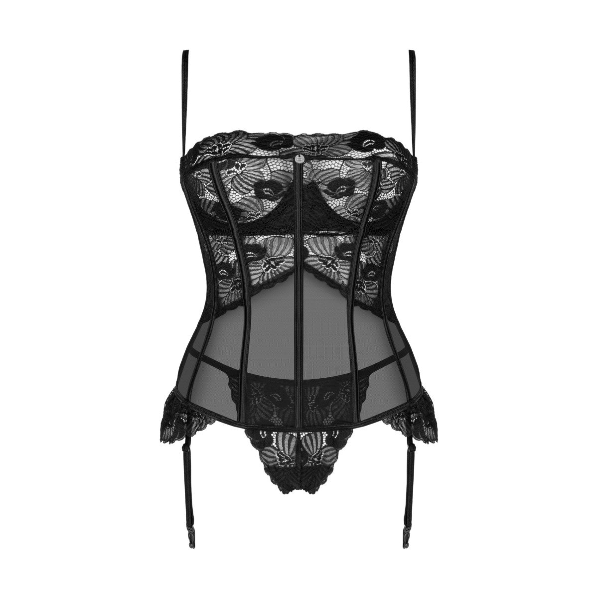 OB Serena Love corset & thong black