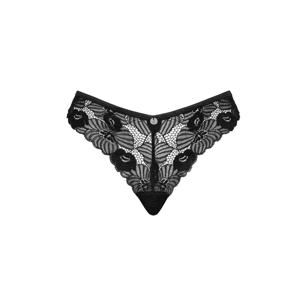 Serena kanten string – zwart