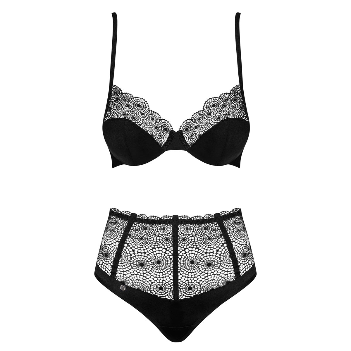 Sharlotte bh-set 2-delig – zwart – detail 4