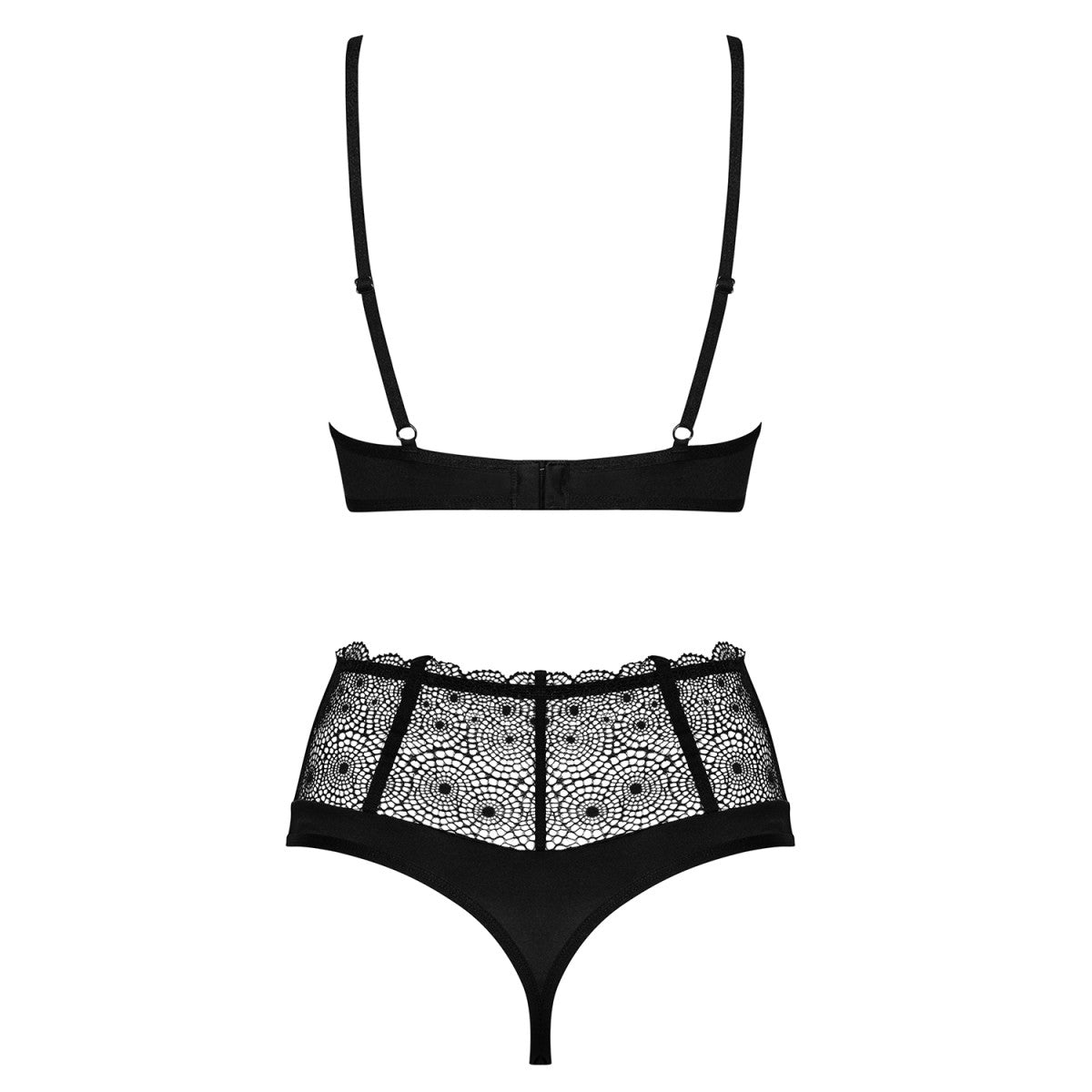 Sharlotte bh-set 2-delig – zwart – detail 5