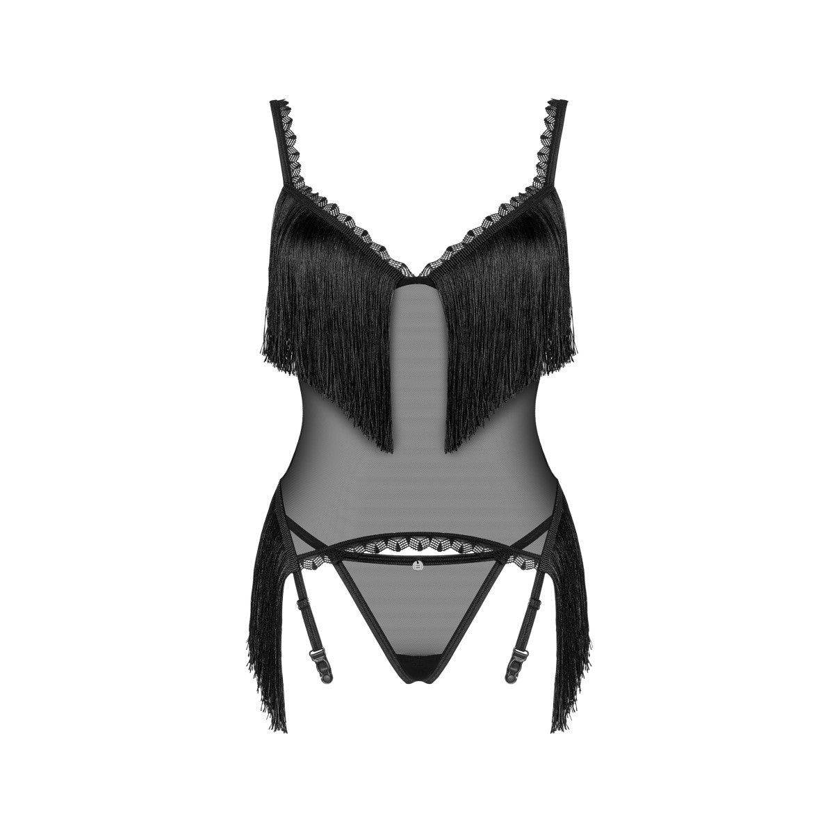 OB Sherila corset & thong black
