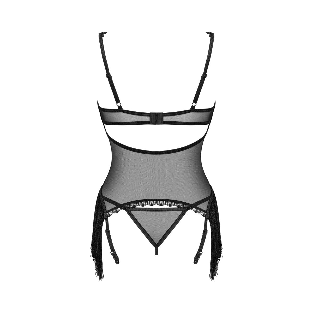 OB Sherila corset & thong black