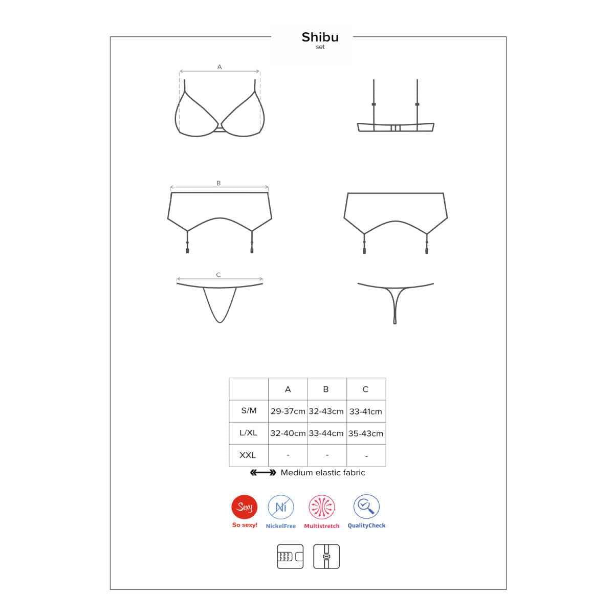 OB Shibu 3pcs set black