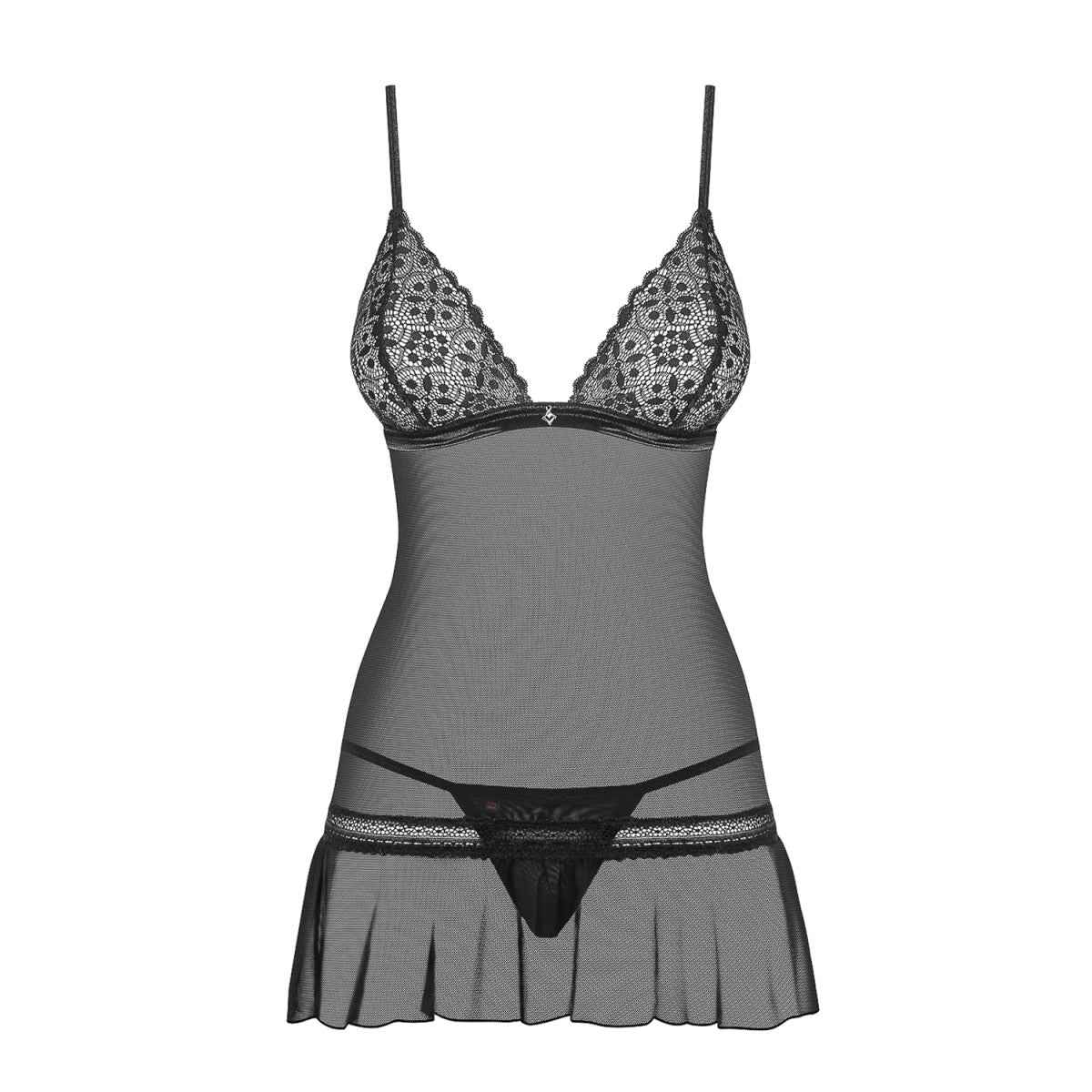 OB Shibu chemise & thong black