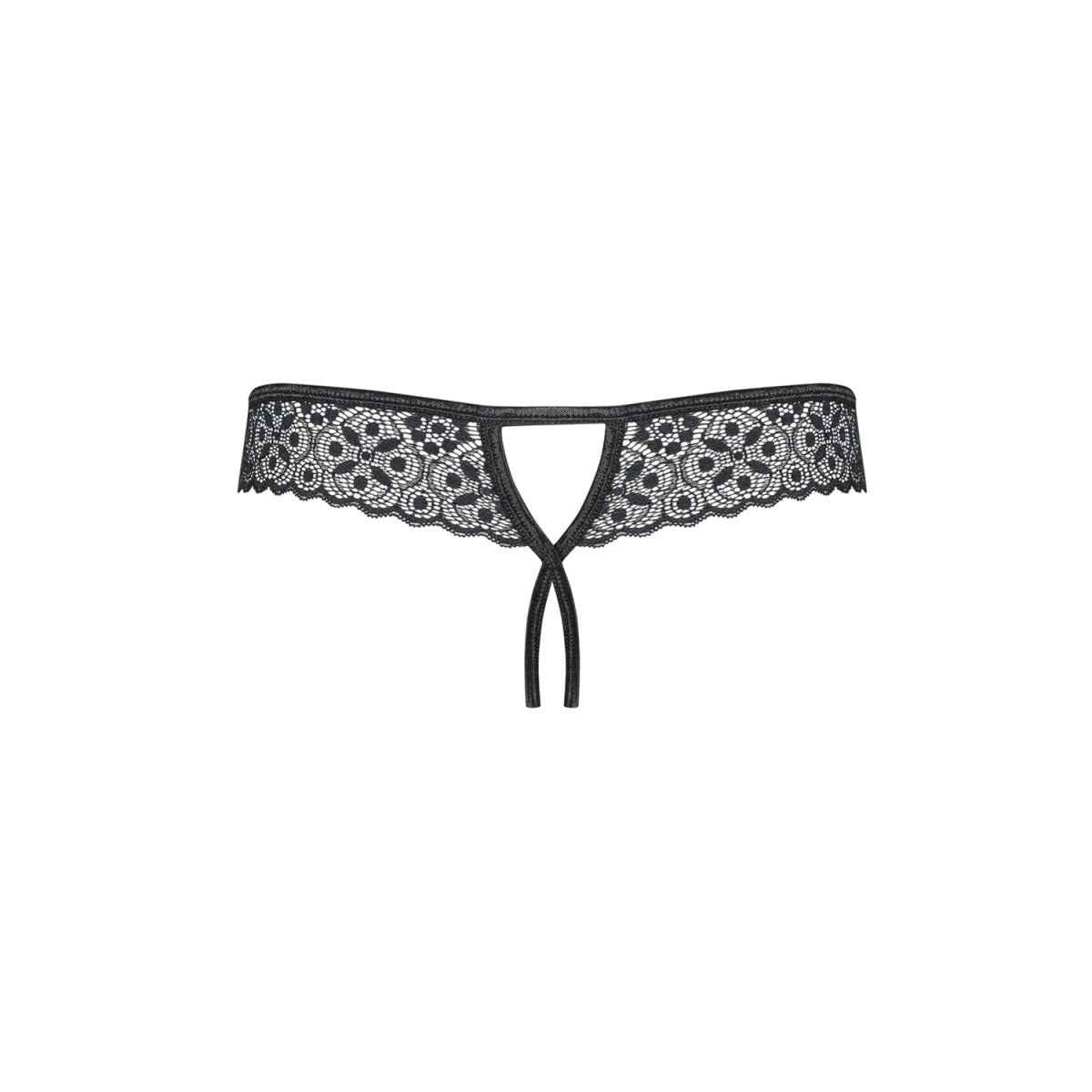 OB Shibu crotchless thong black
