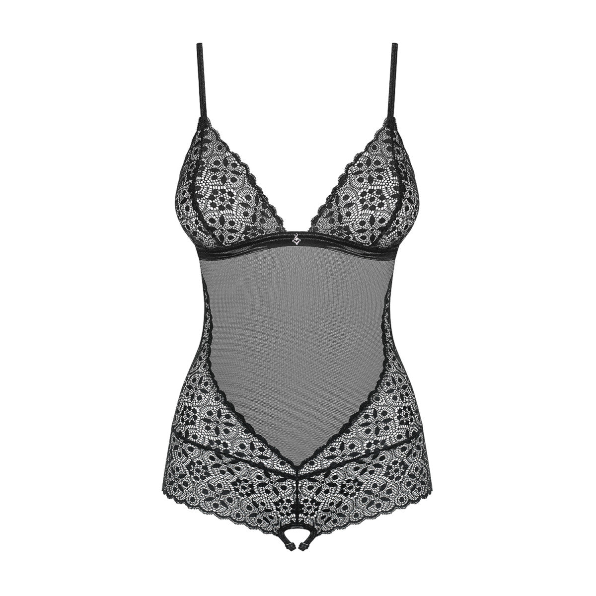Shibu body met open kruis – zwart