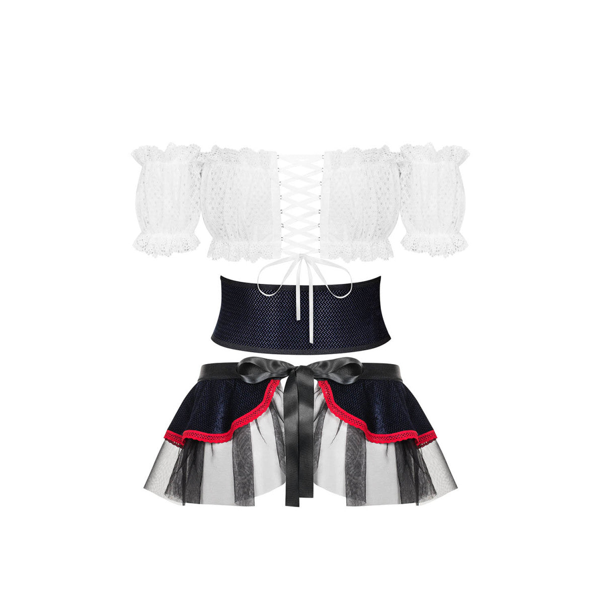 OB Slaviana costume black-white