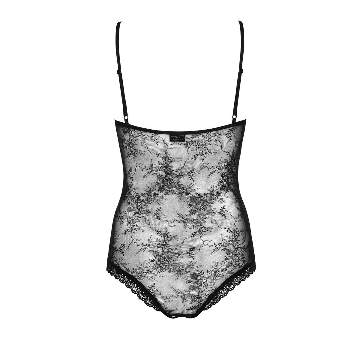 Slevika body met open kruis – zwart